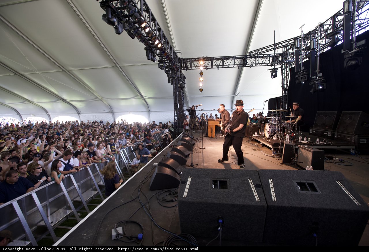 Rocking out at Coachella 2009