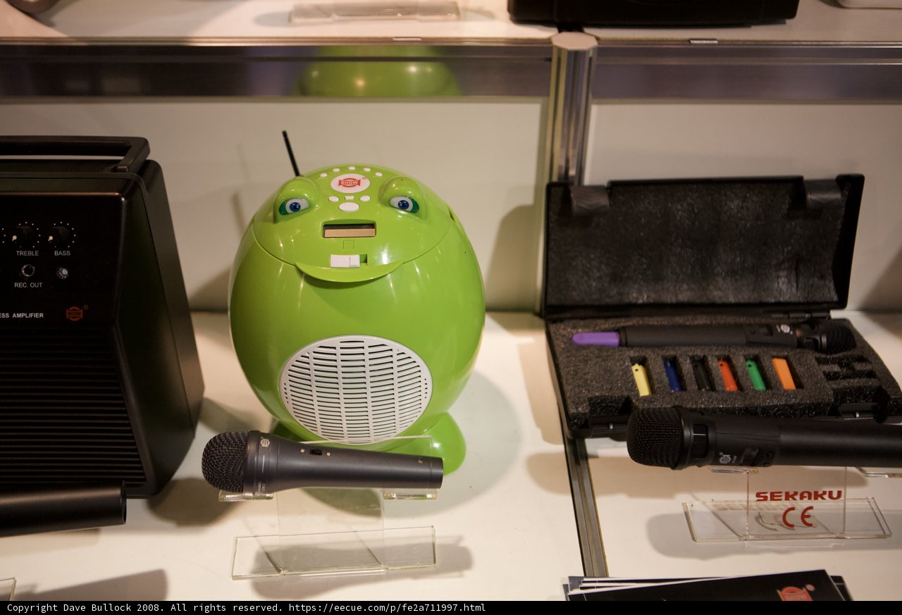 Green and Black Radio and Microphone Combo