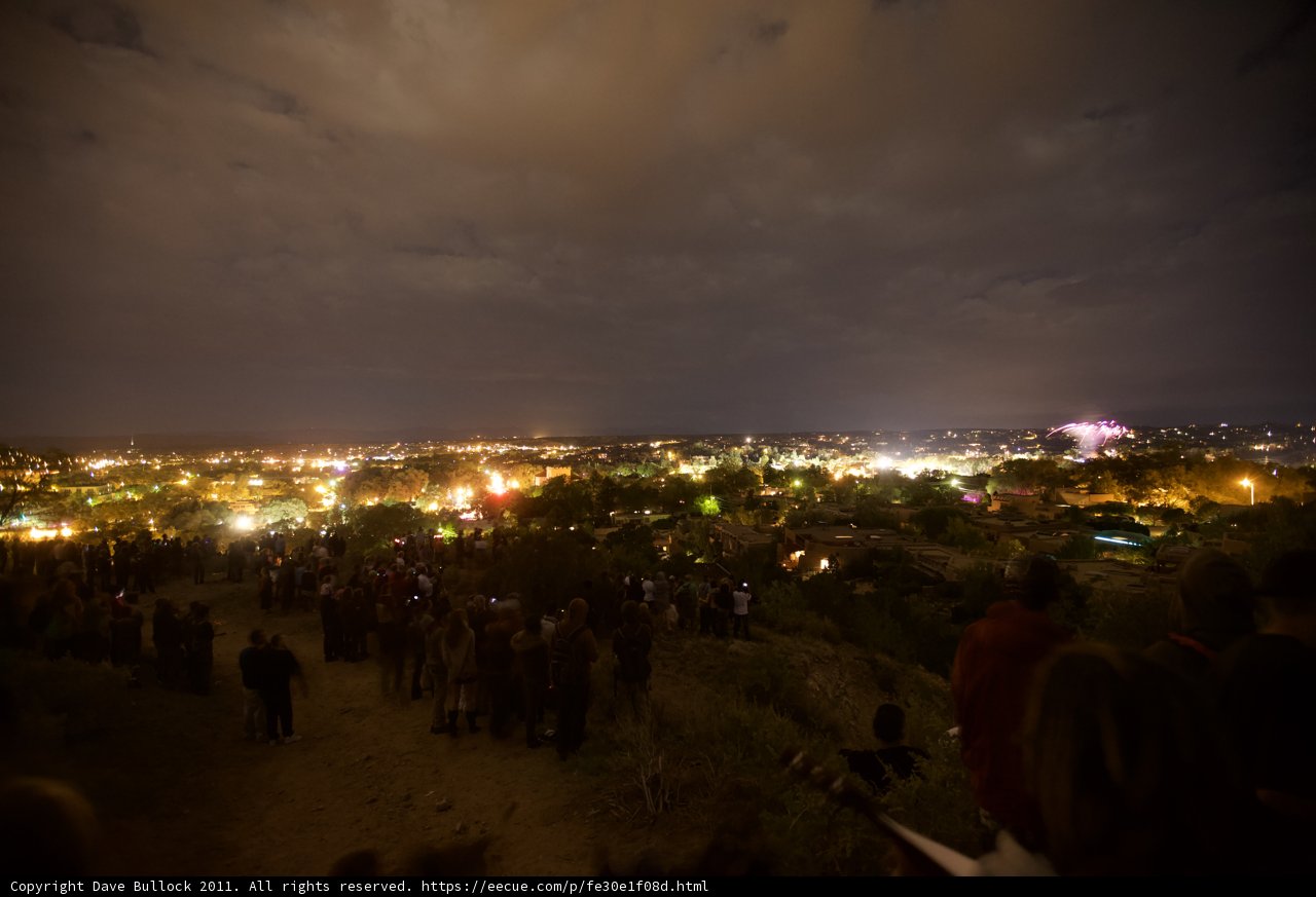 Nighttime Hillside Vigil