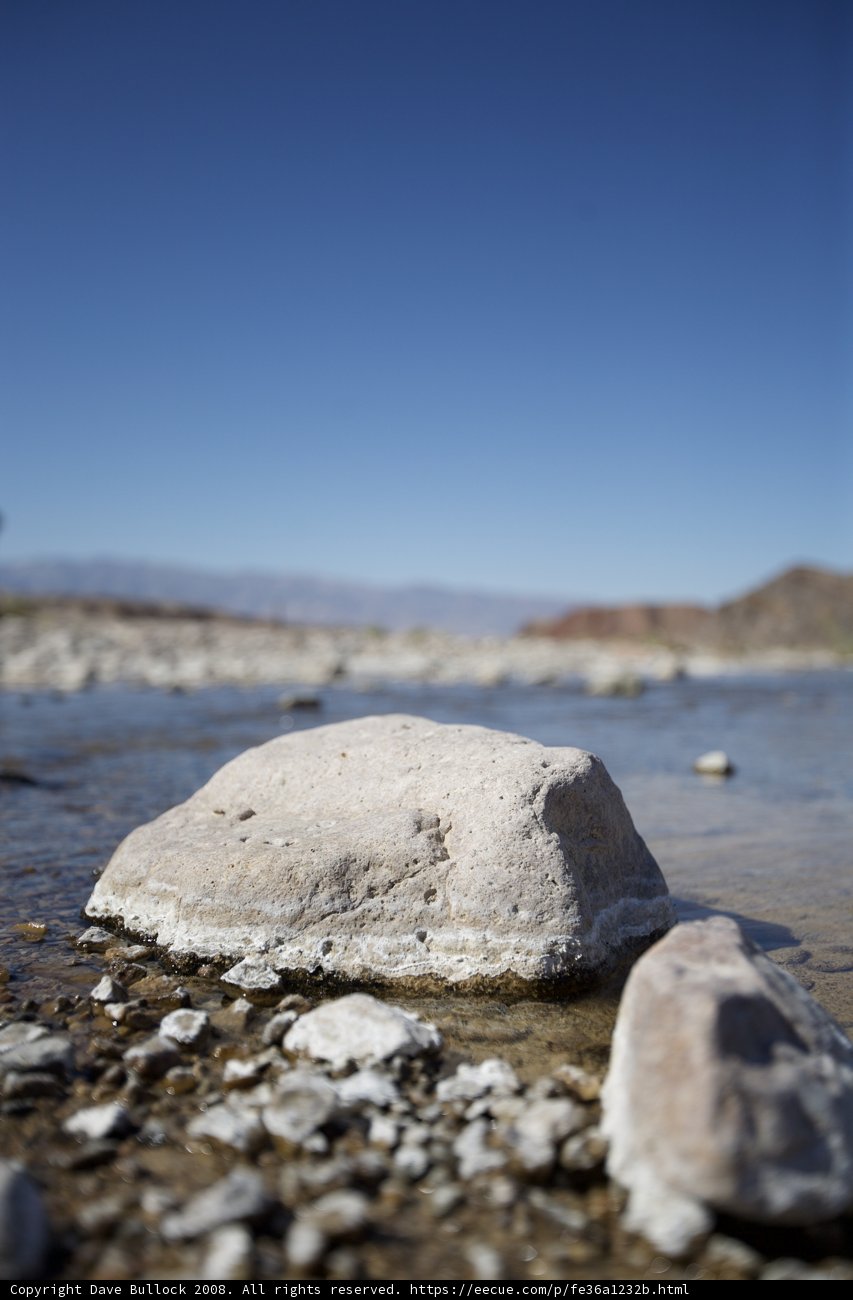 Lone Rock in Shallow Waters