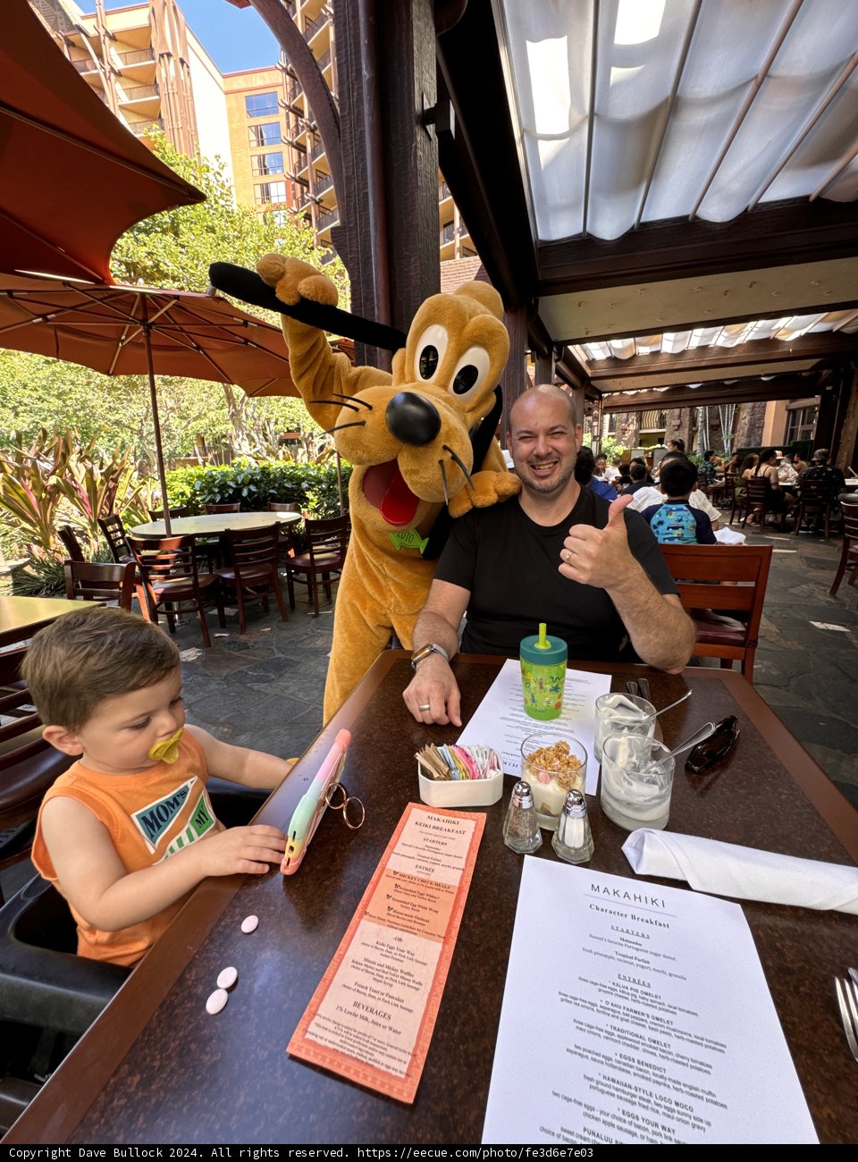 Breakfast with Pluto