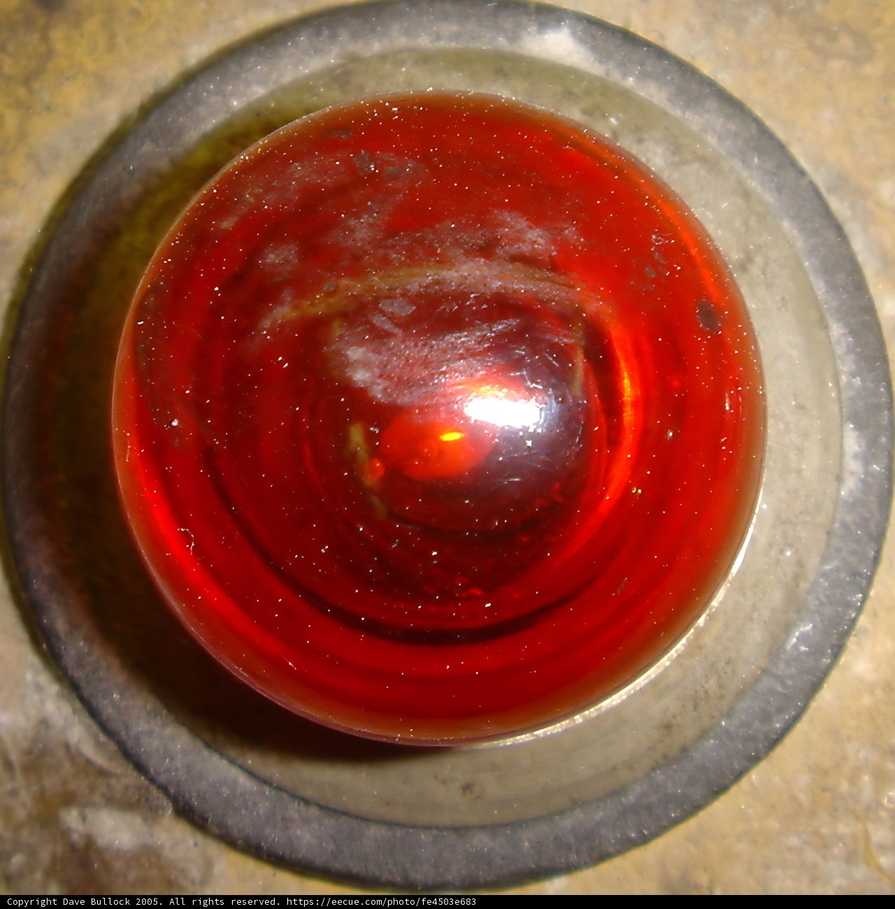 Crimson Sphere with a Tint