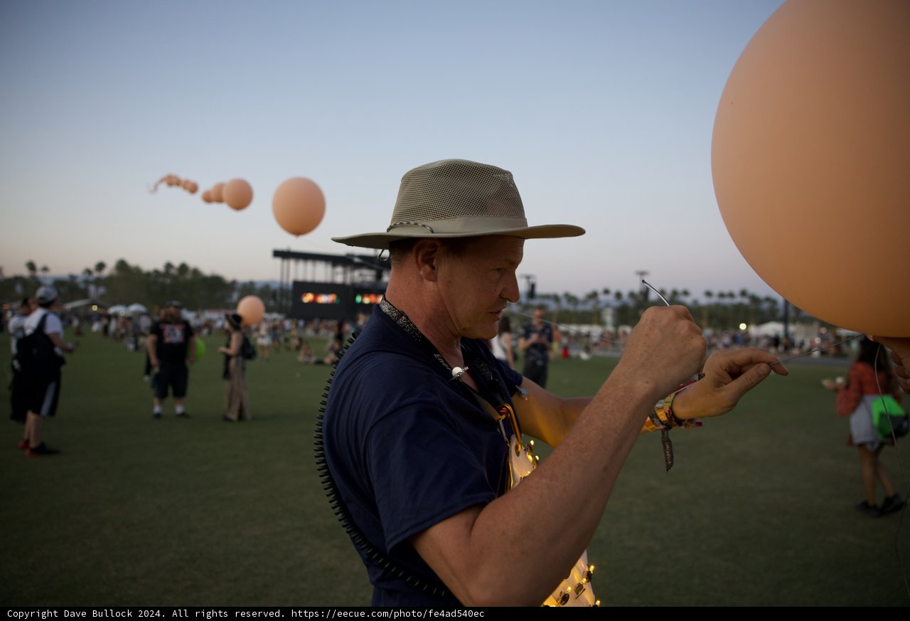 Balloon Artistry at Sunset