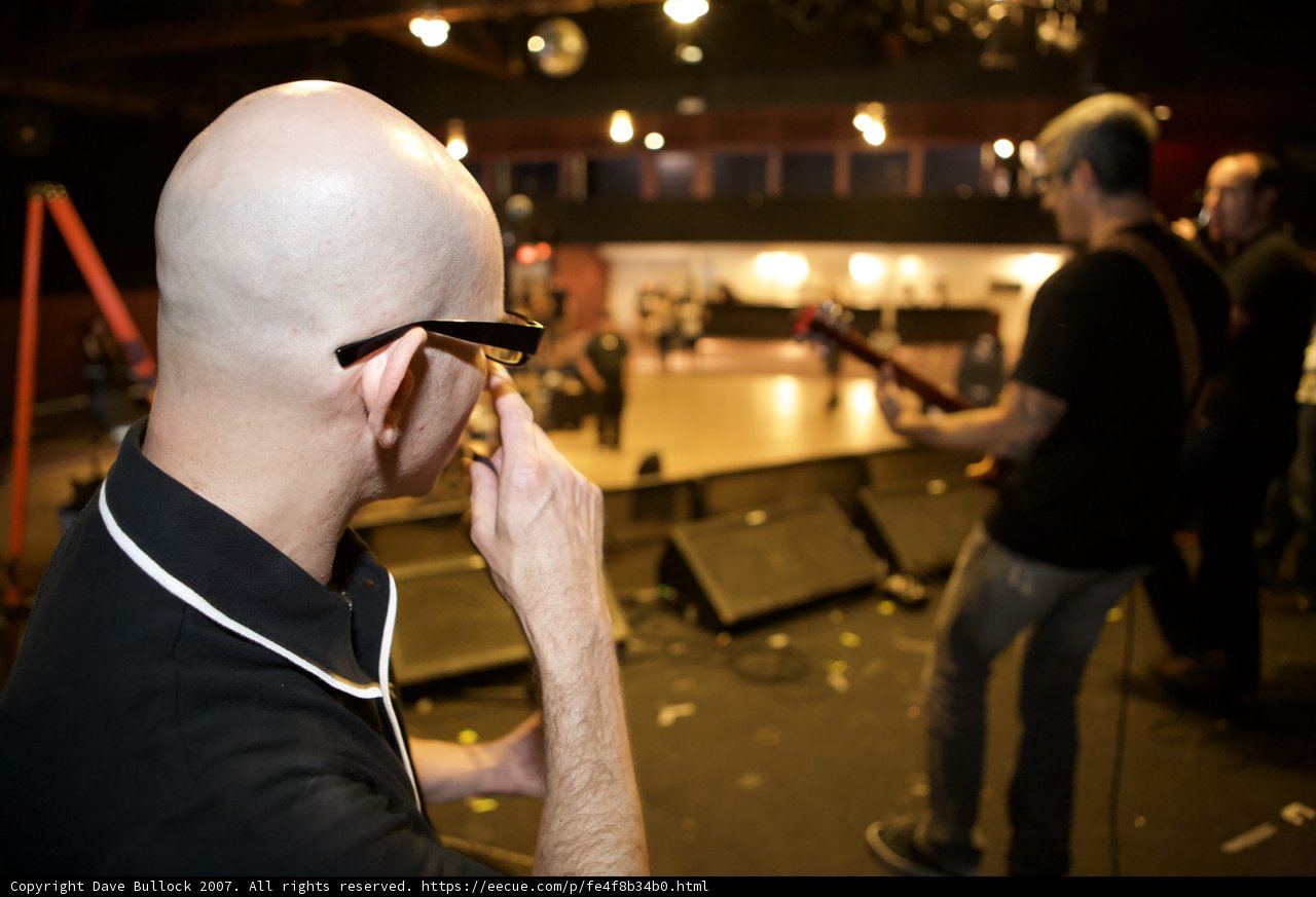 Bald Man Rocks Out at Bad Religion Concert