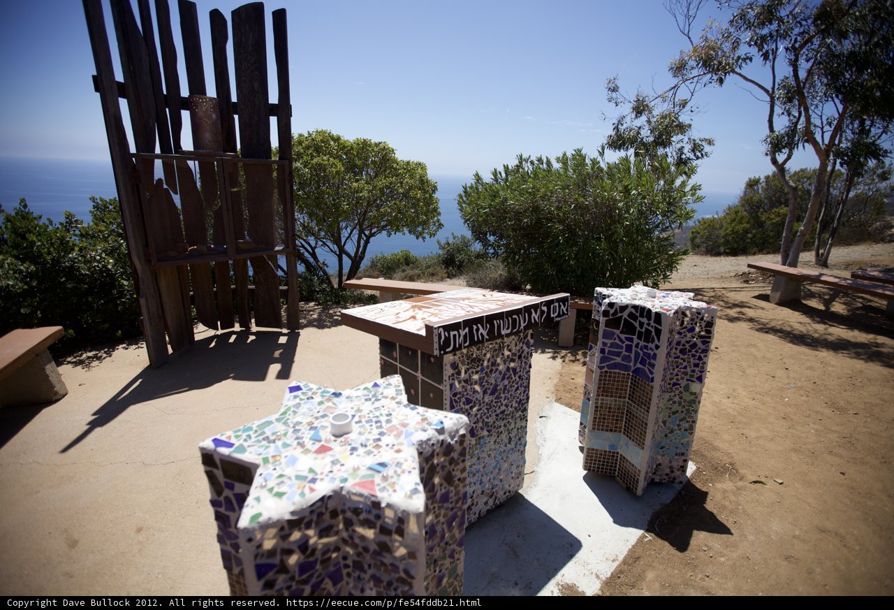 Mosaic Bench in the Heart of the Park