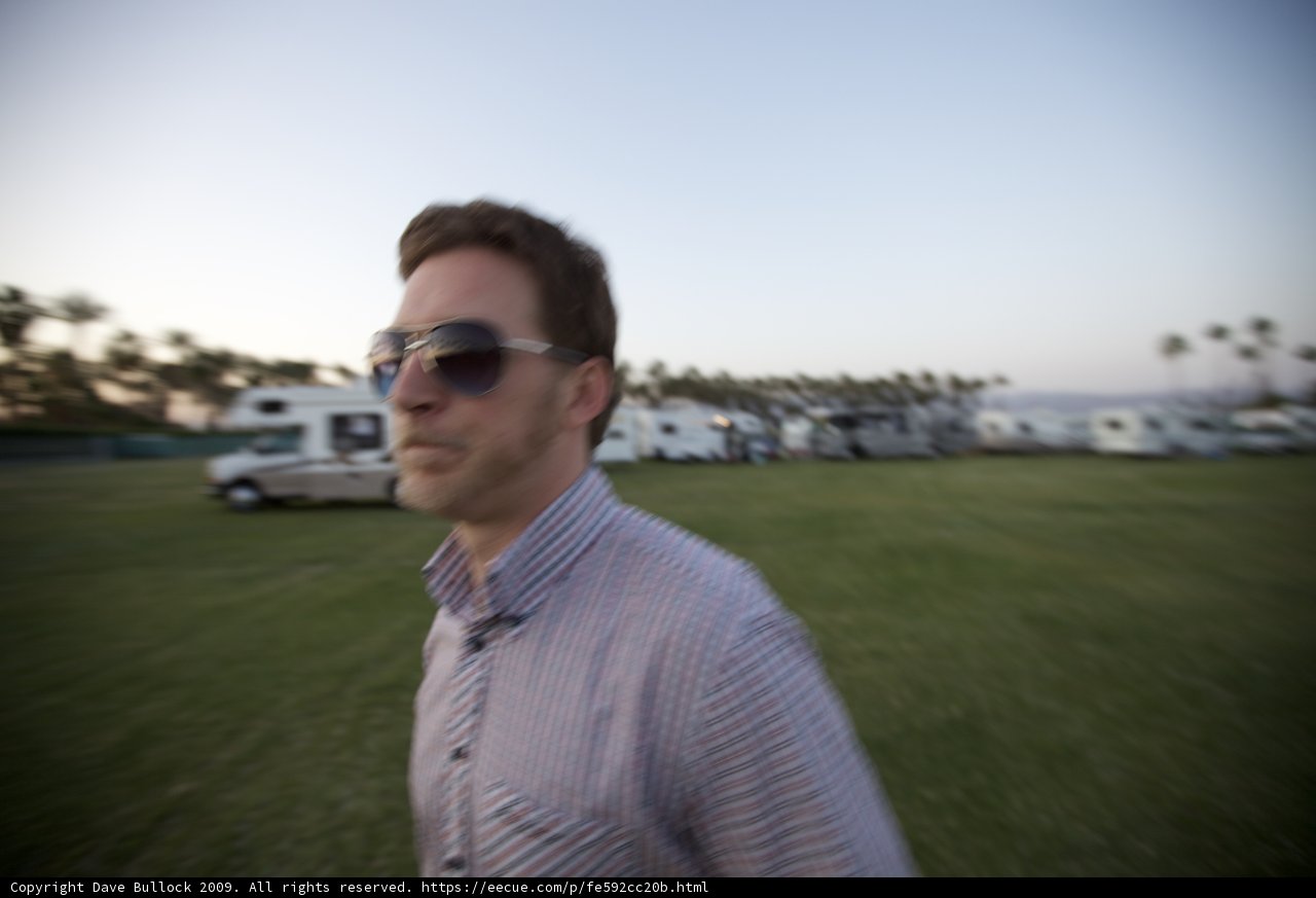 Man in Shades in a Field