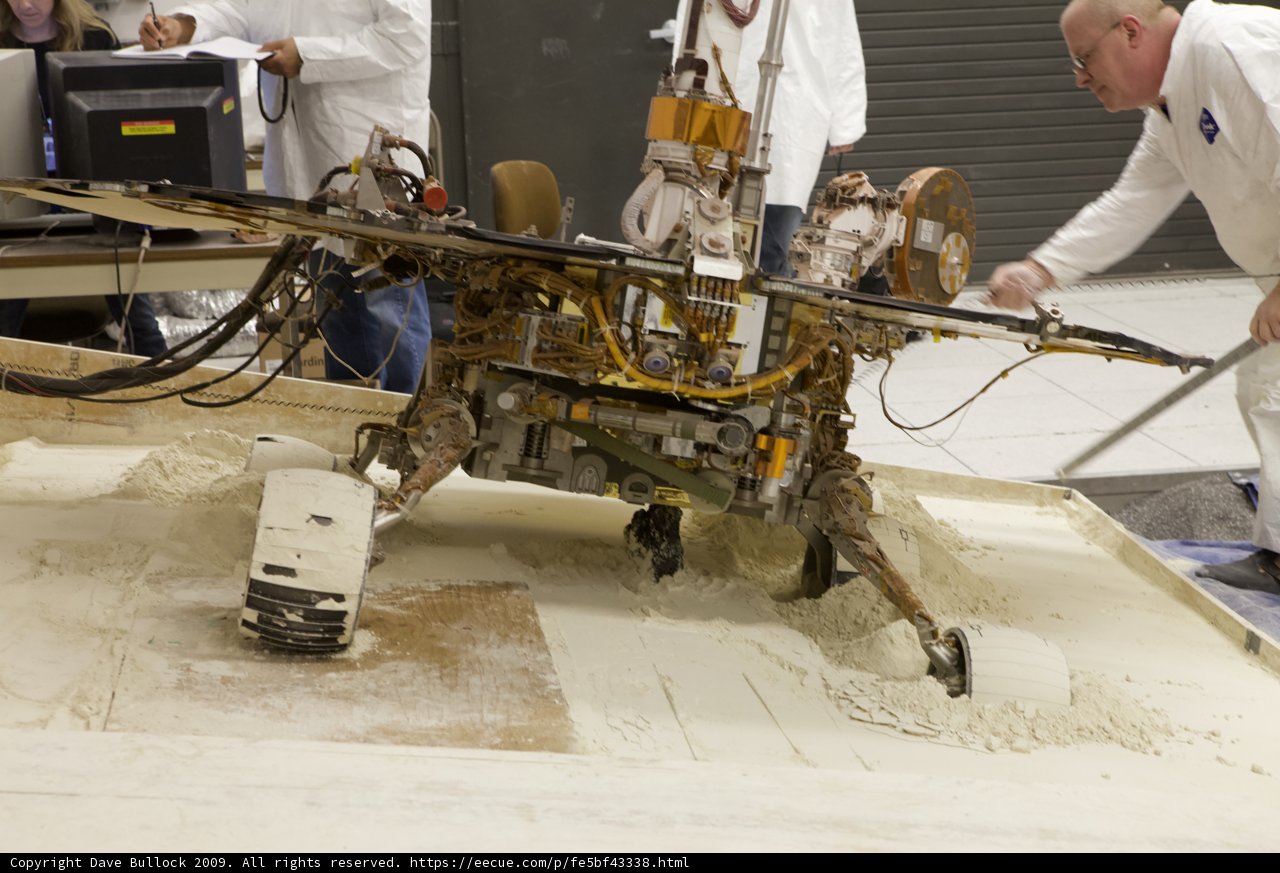 Working on the Unstuck Mars Rover Robot