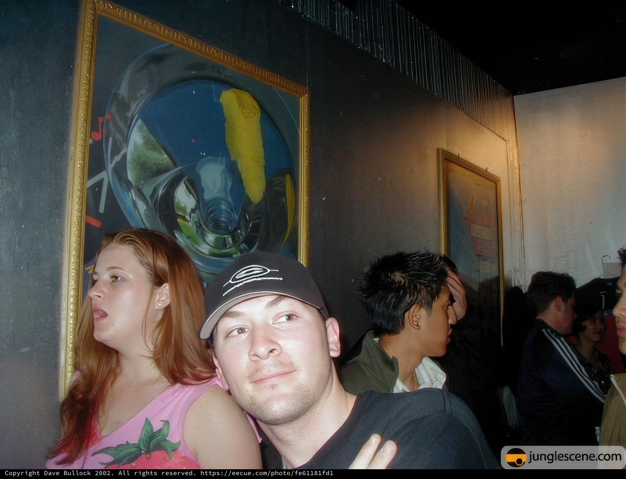 Art lovers in a Night Club