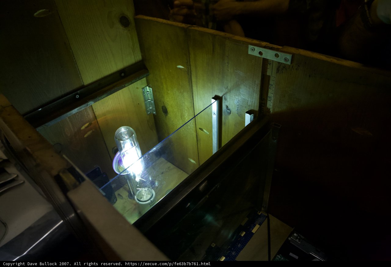 Illuminating Wood Cabinet