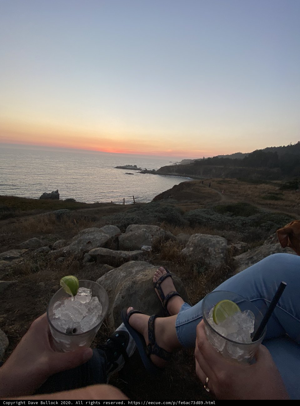 Sunset Drinks by the Sea