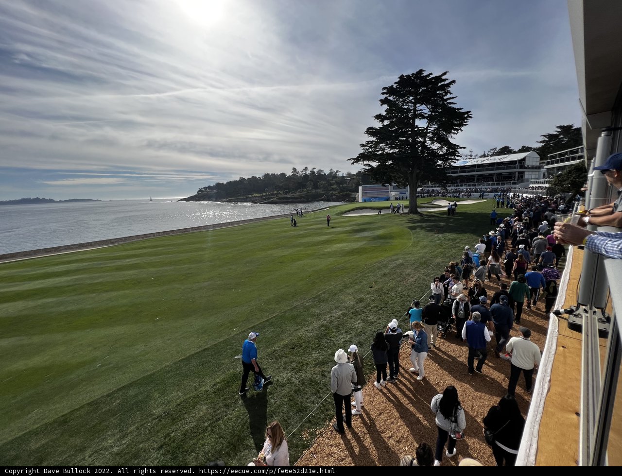 Watching the Game at Pebble Beach Golf Links