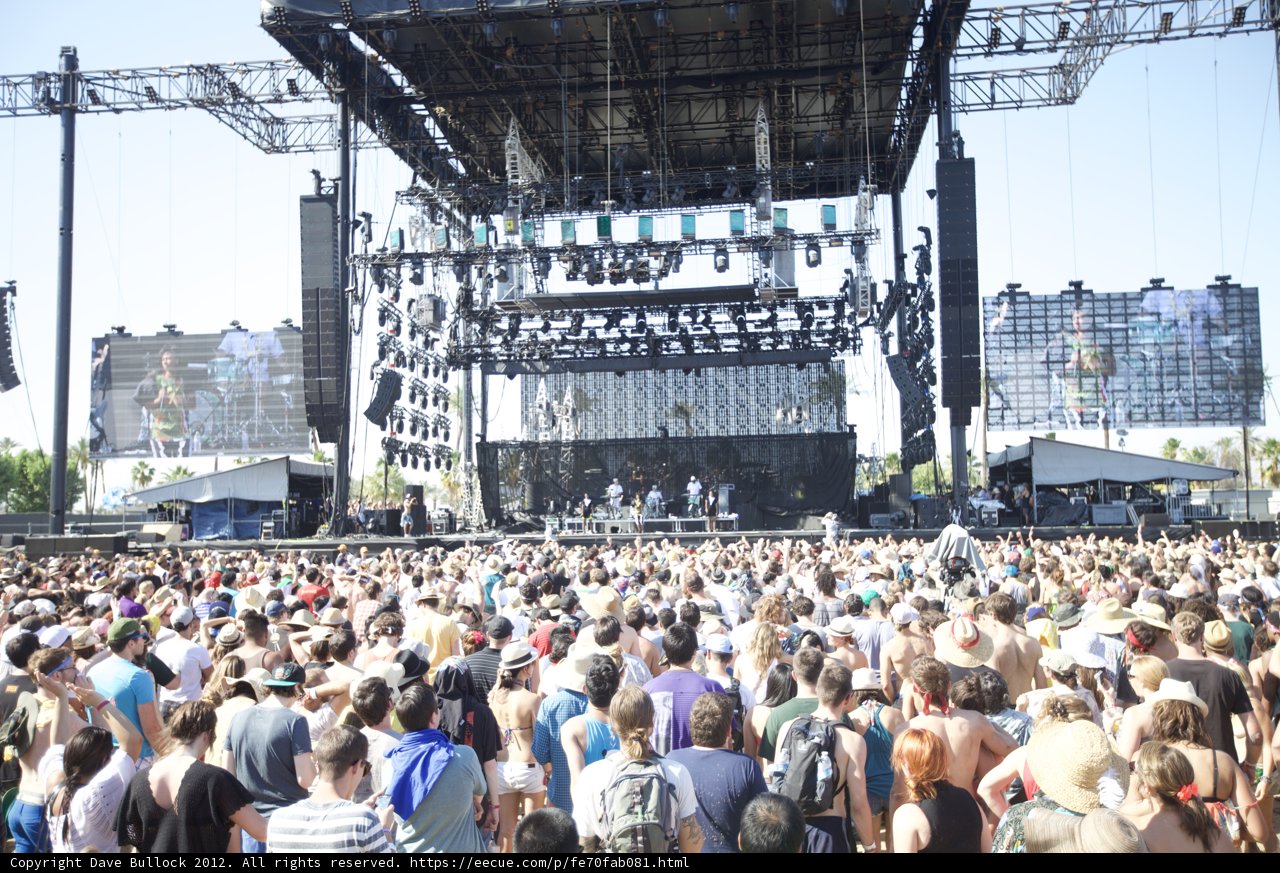 Crowd Goes Wild at Coachella Music Festival