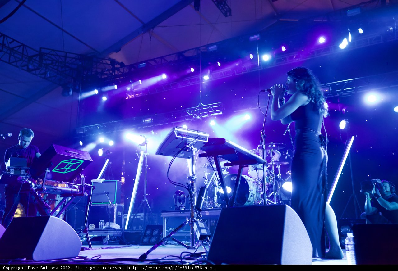 Purple Spotlight Performance