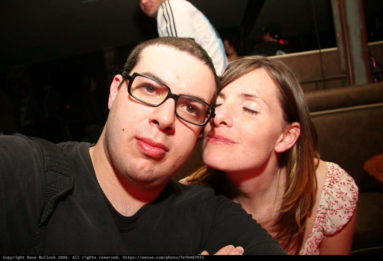 Couple's Cozy Selfie at a Nightclub in 2006