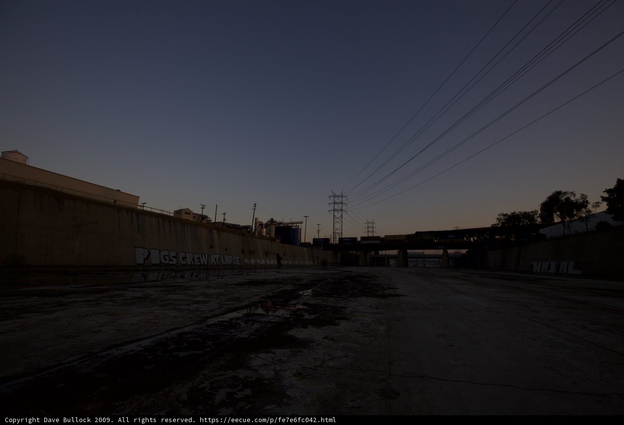 Graffiti-lined Dusk