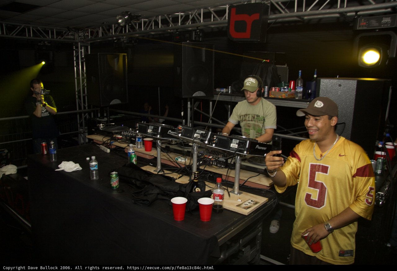 Andy C Rocking the DJ Table