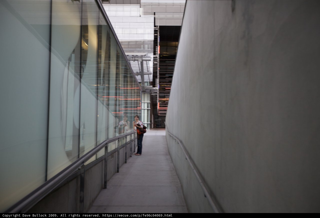Walking through an Architectural Corridor