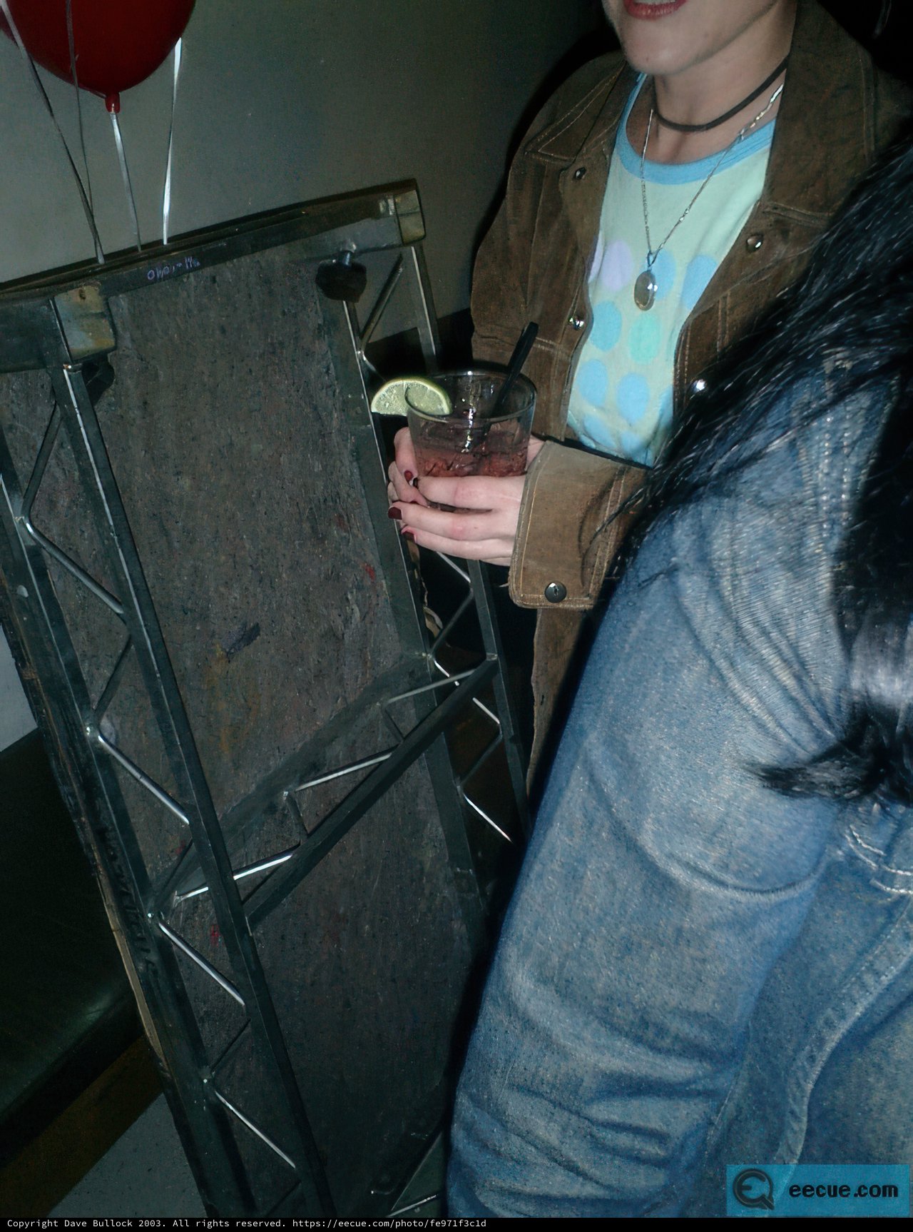Drinking by the Metal Table