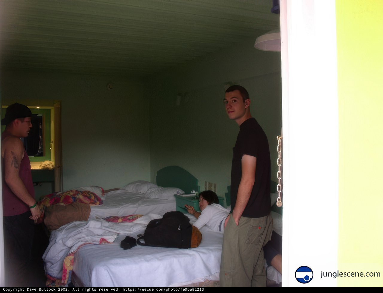 Group Portrait in a Hospital Dorm Room