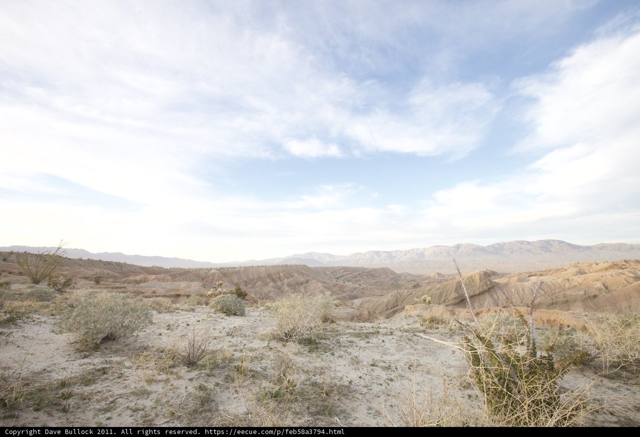 Majestic desert scenery
