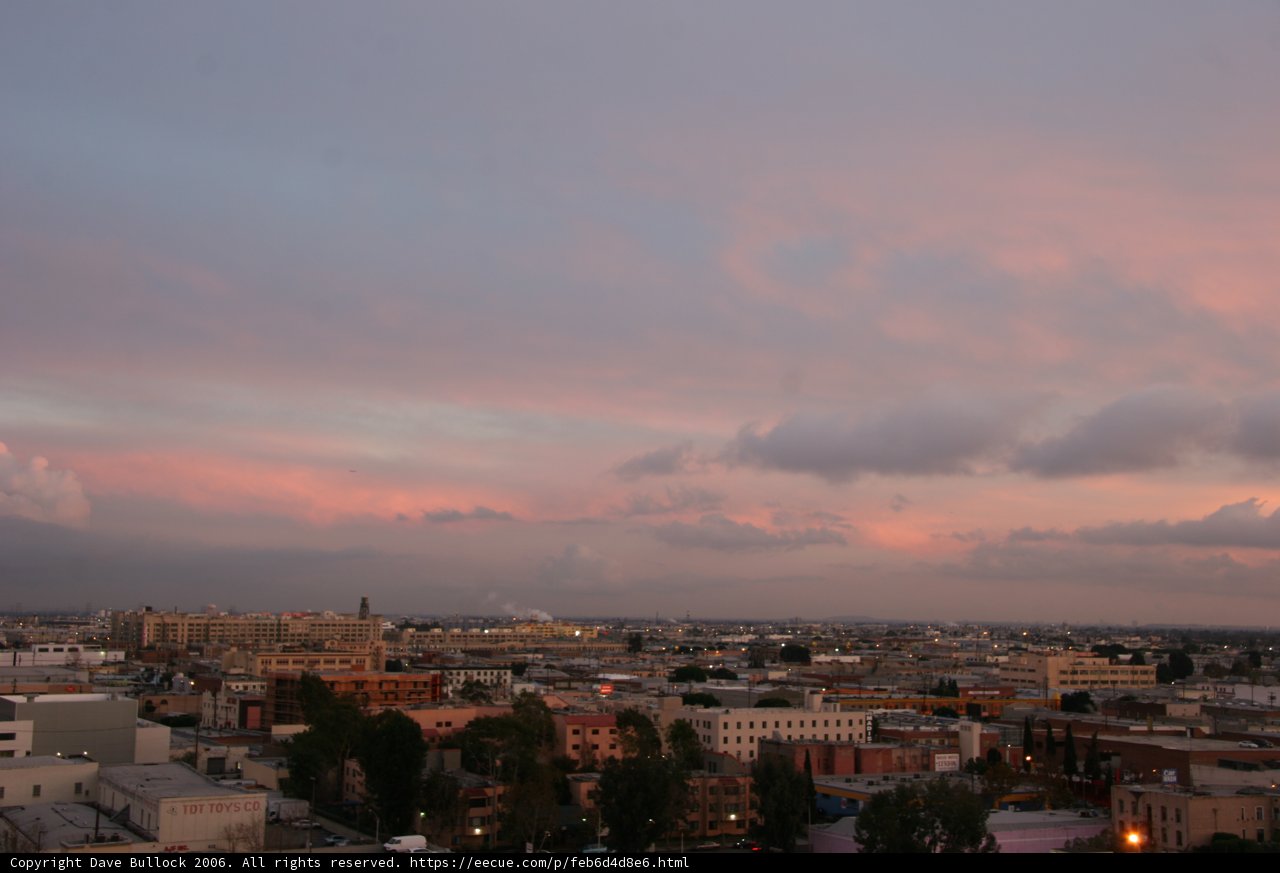 Sunset Over the Metropolis