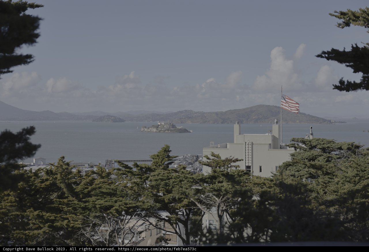 Bay View from Alcatraz Island