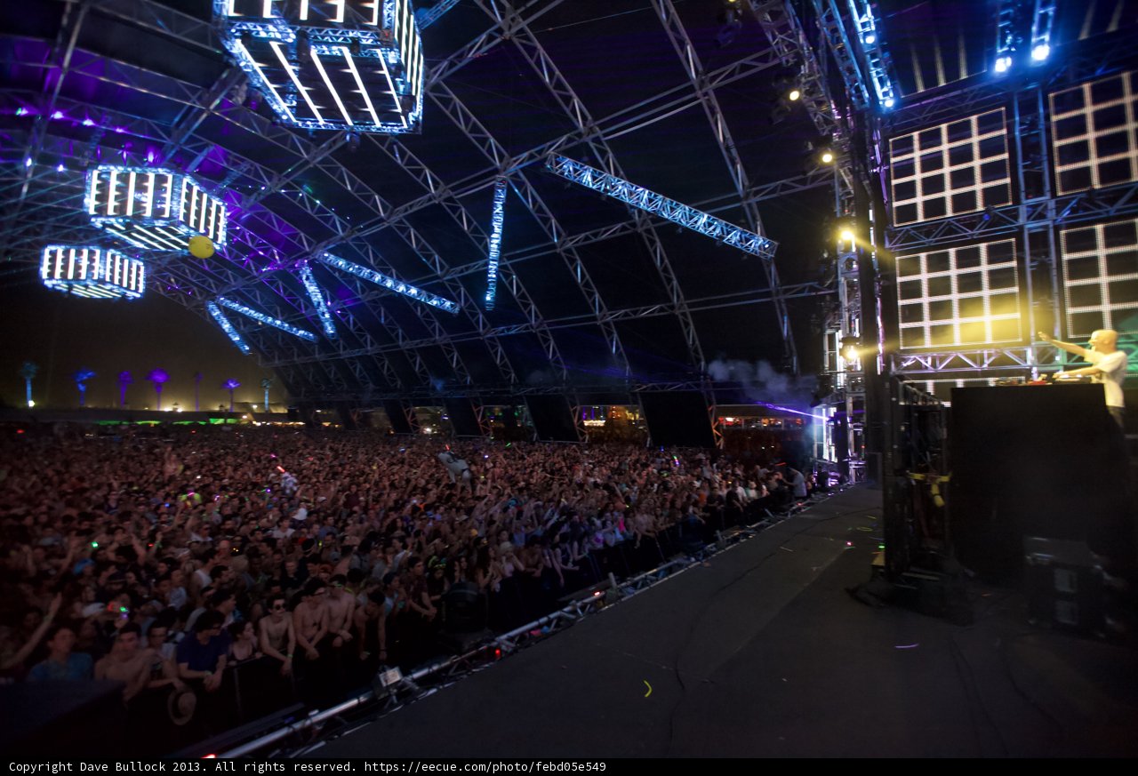 Lights, Stage, and a Sea of People