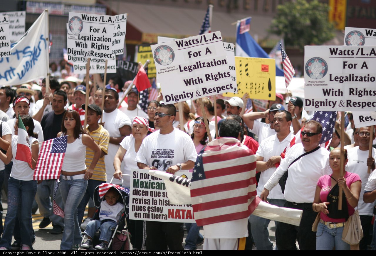 Protest Parade on Main Street