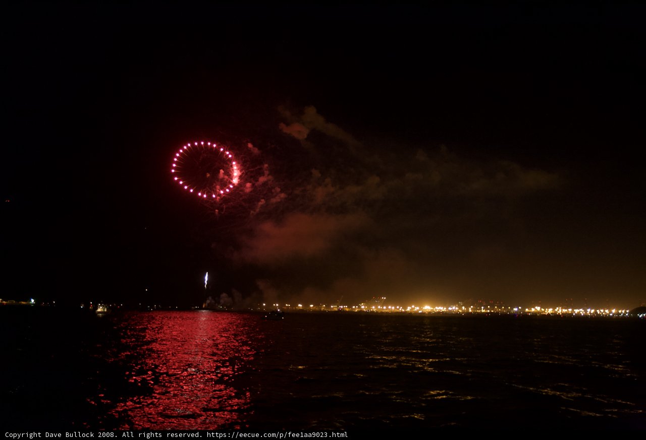 Sparkling 4th of July over the Water