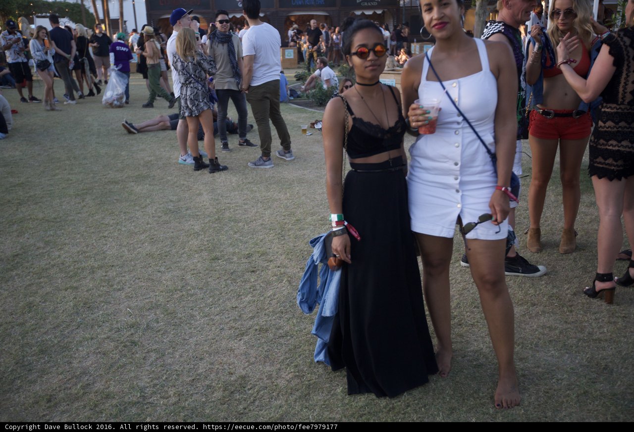 Fashionable Duo at Coachella