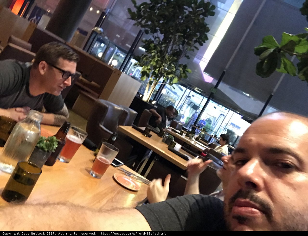 Dinner and Drinks with Dave B