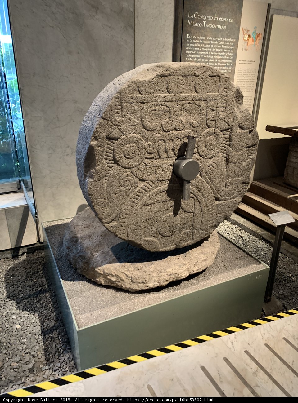 Enigmatic Gravestone in an Interior Room