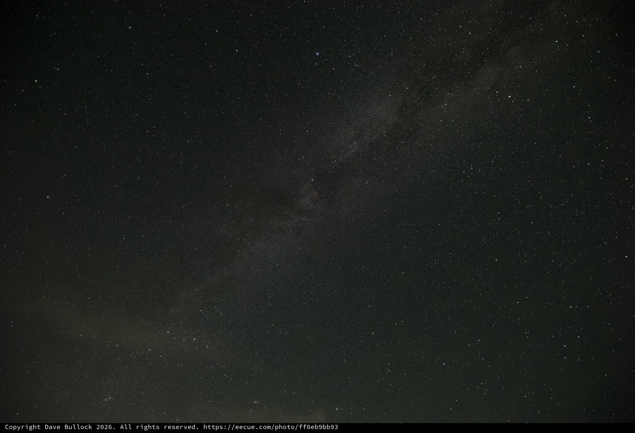 Milky Way Arches Over Dark Tahoe Sky