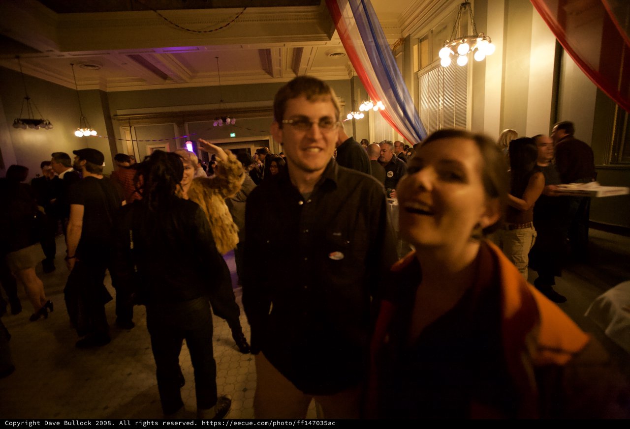 Election Night Celebration at Historic Ballroom 2008