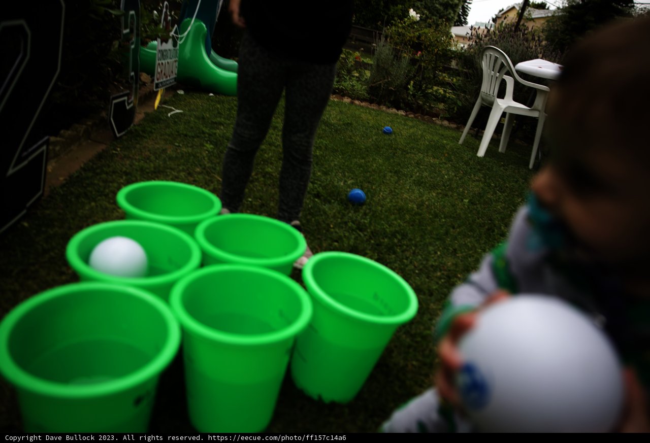 Fun in the Sun with Plastic Cups and Balls