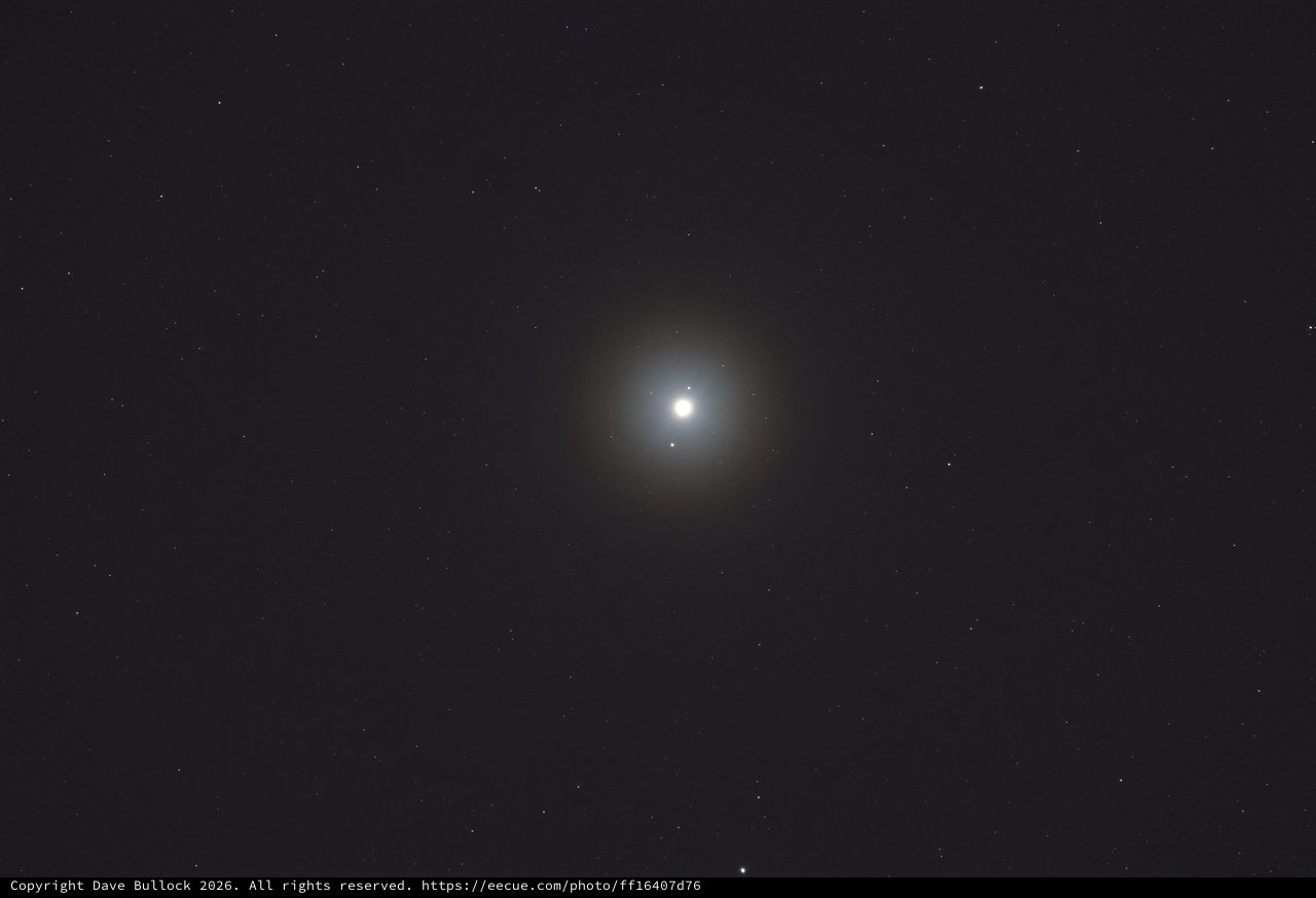 Messier 87 Elliptical Galaxy with Luminous Core