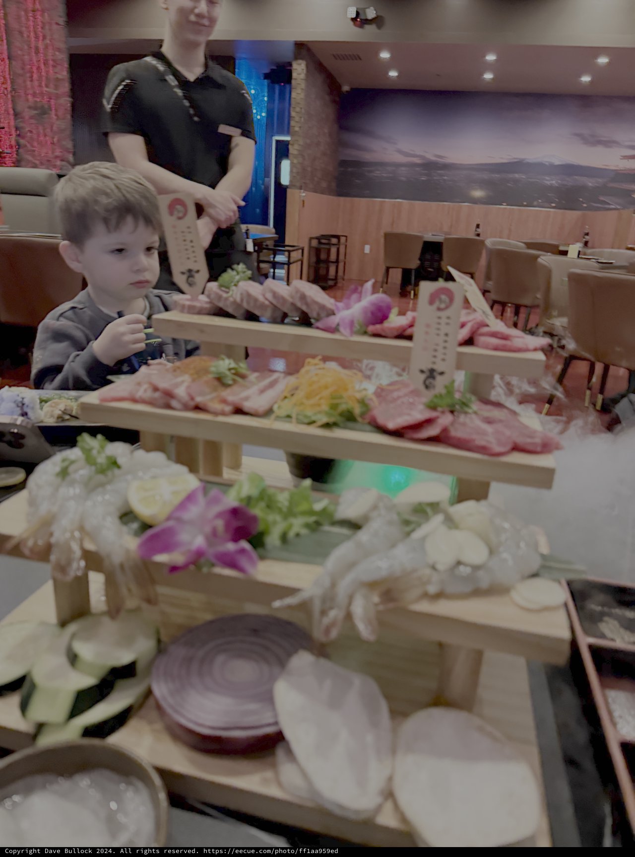 Family Sushi Dining Experience at Japanese Restaurant