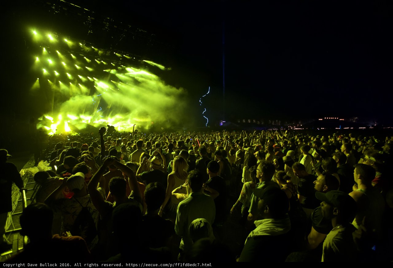 Bright Lights and a Rocking Crowd