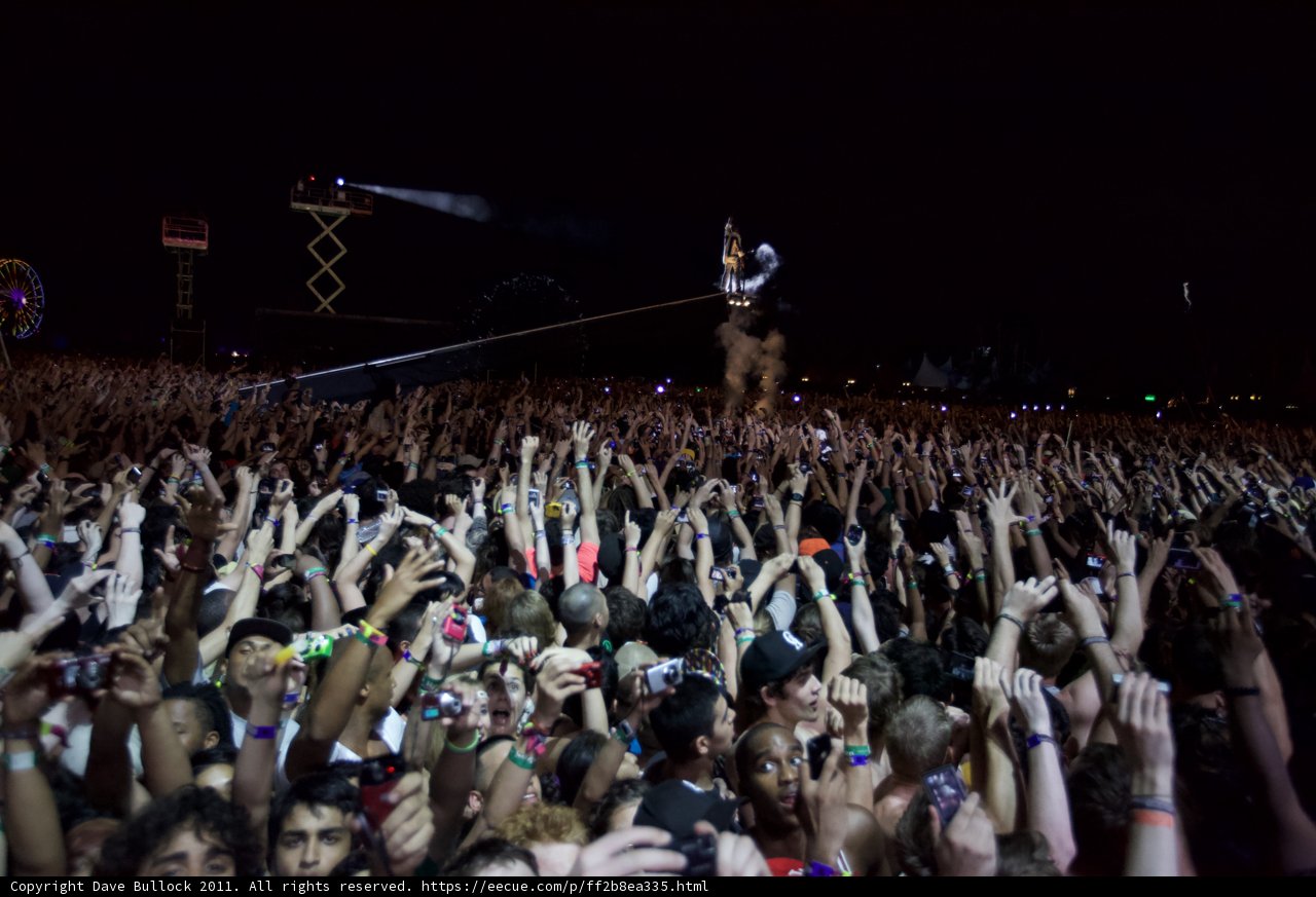 Coachella Crowd Goes Wild