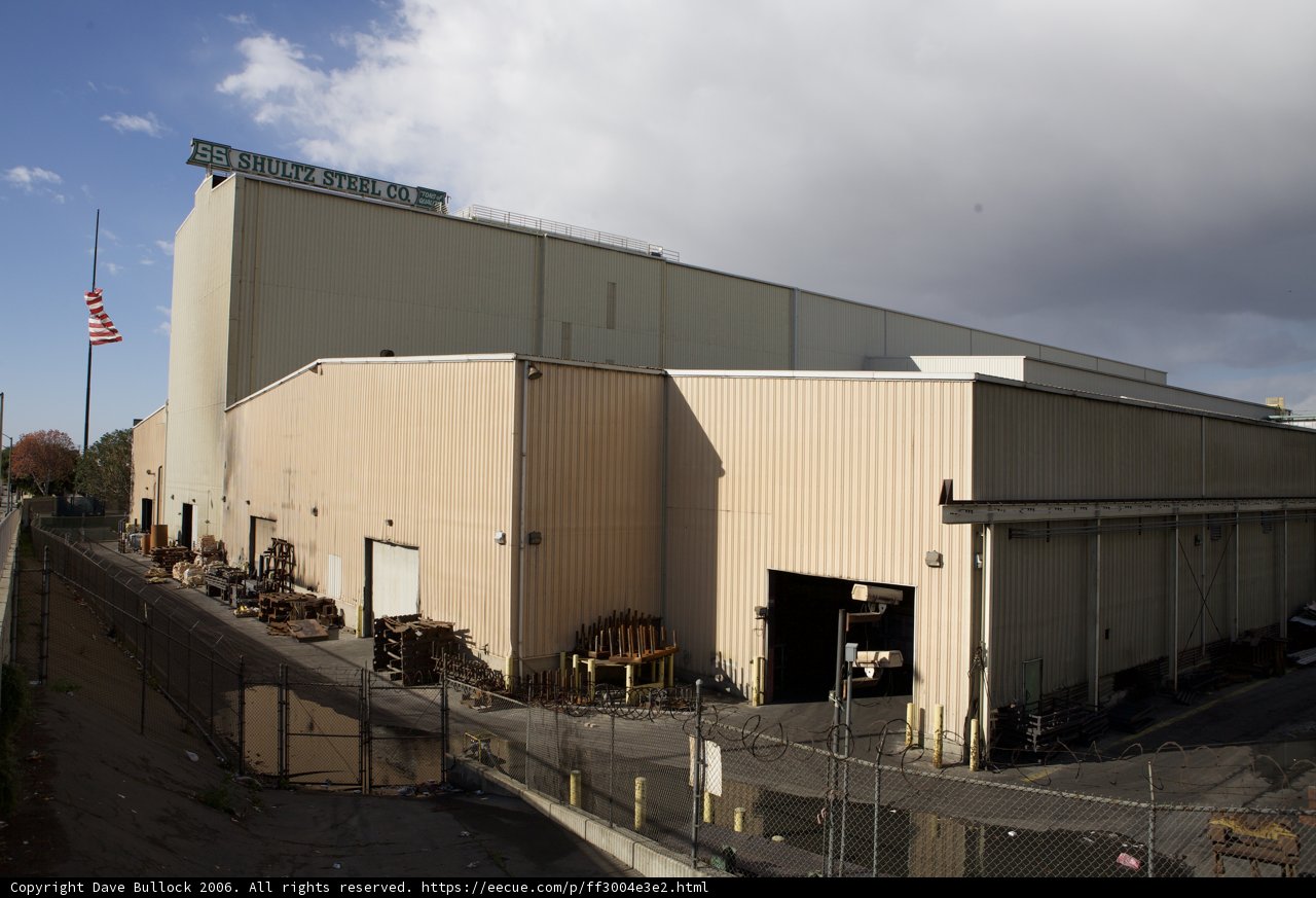 The Mighty Industrial Building in the Cloudy Sky