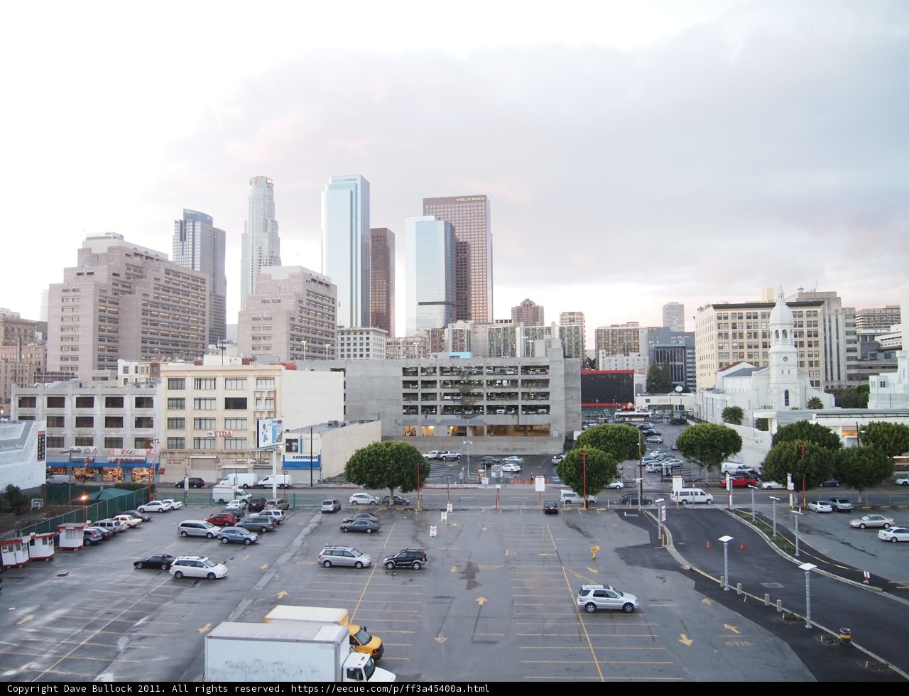 Cityscape Parking Lot