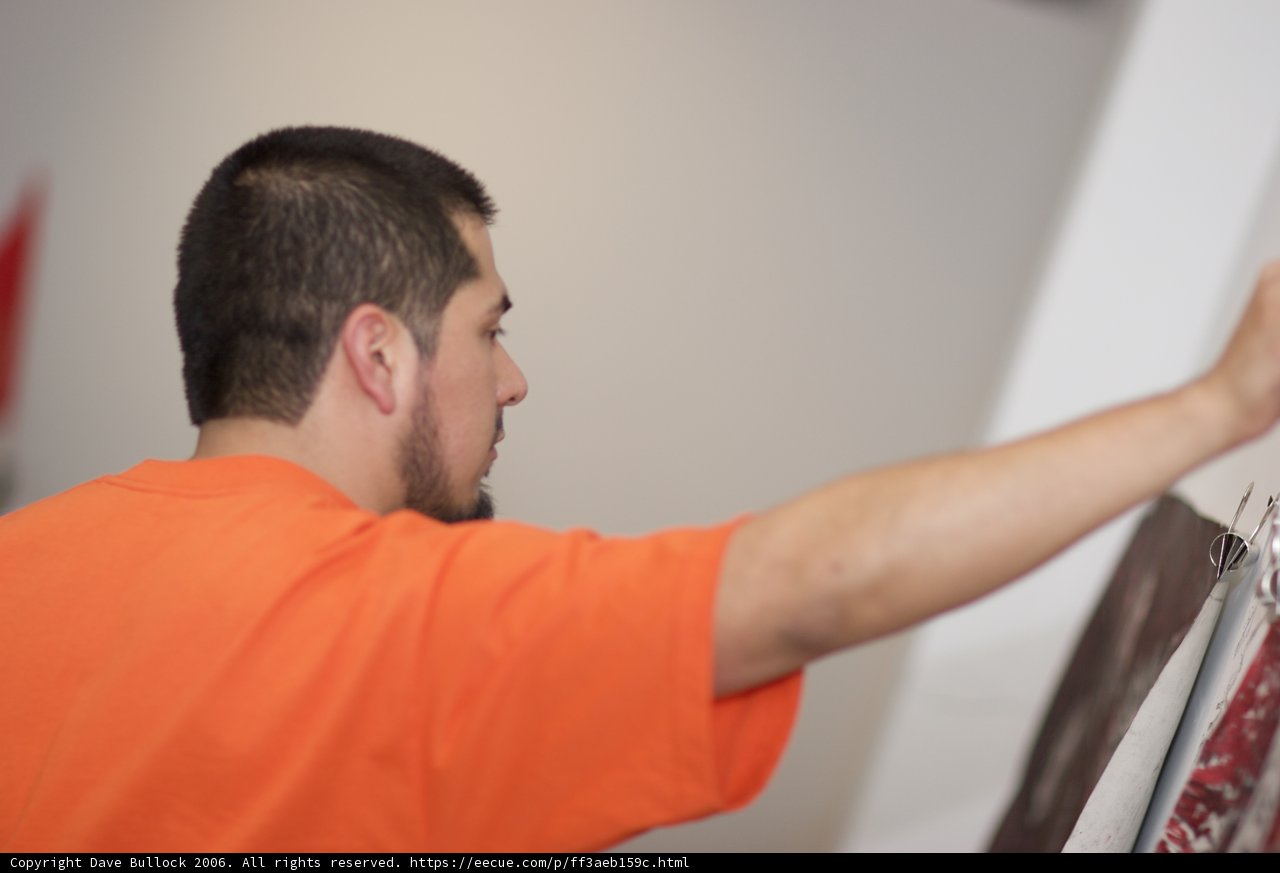 A Man with a Brush in his Hand