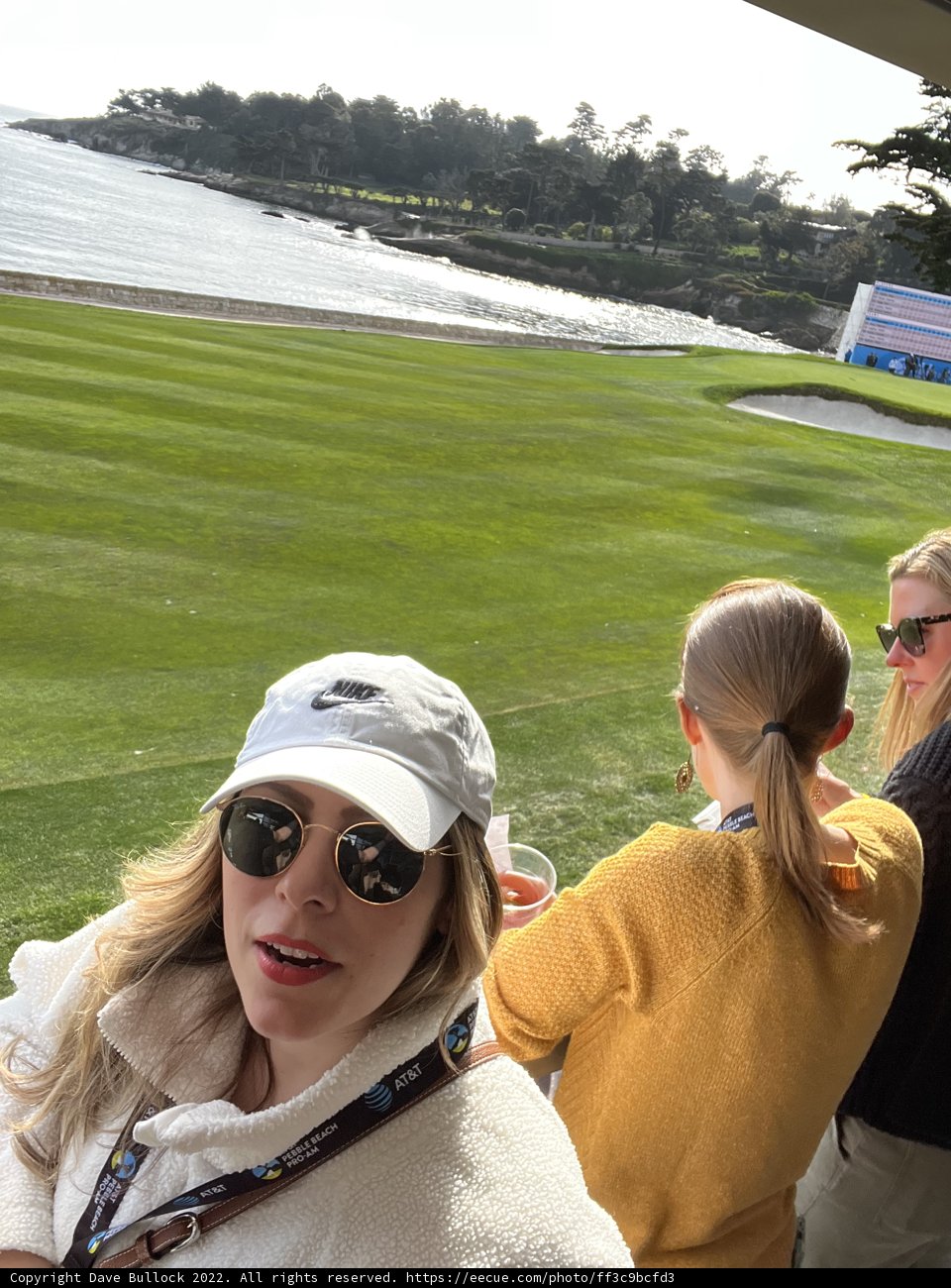 Three Women Enjoying a Day of Golf at Pebble Beach
