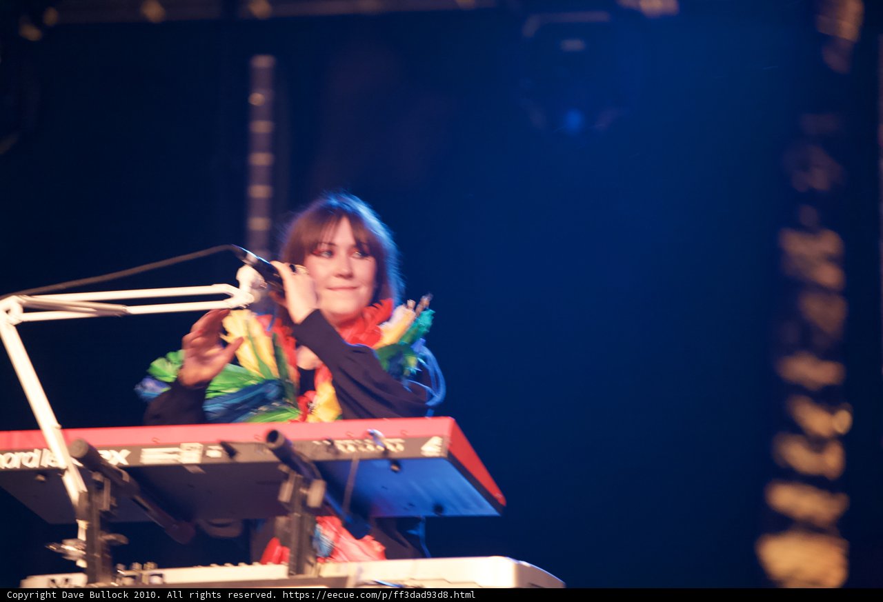 Keyboard Queen Takes The Stage
