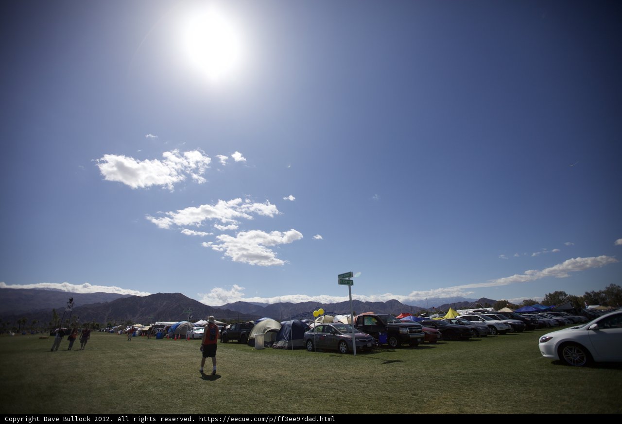 Kite Flying Above The Campsite