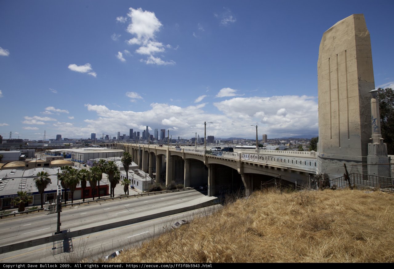 Los Angeles Metropolis from West Side of 101 Freeway