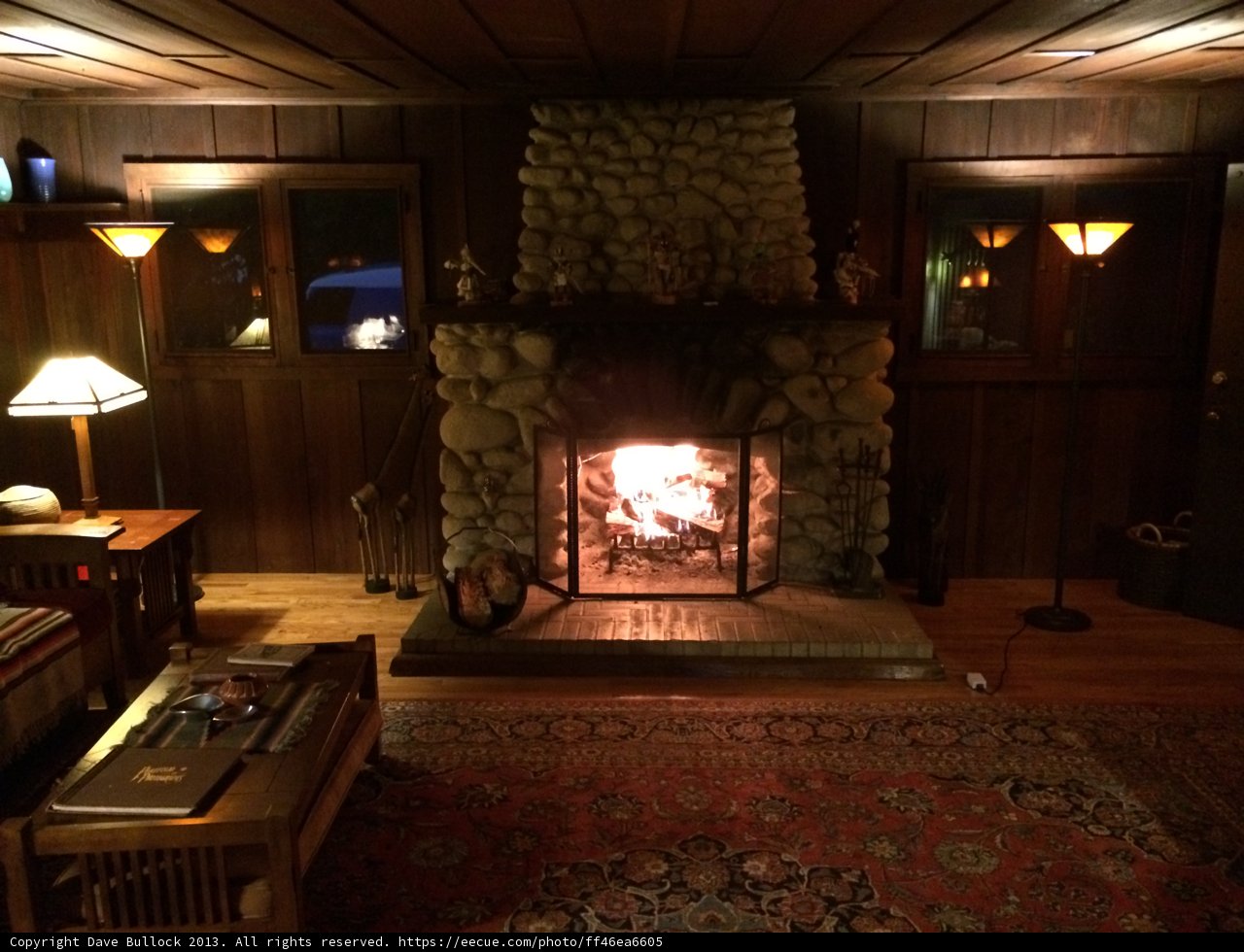 Cozy Fireplace in an Altadena Living Room