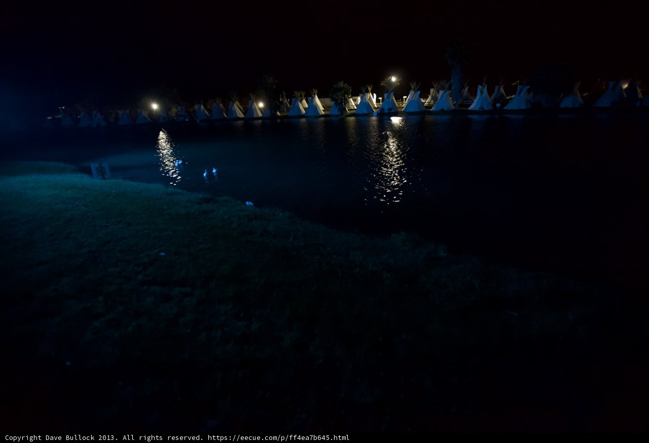 Nightlights on the Altadena Lake