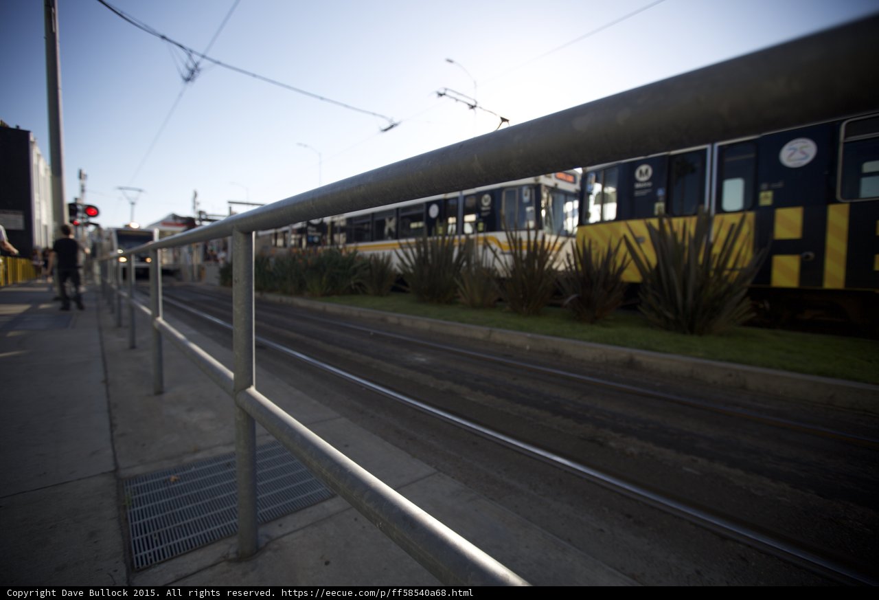 Metro Train Platform View