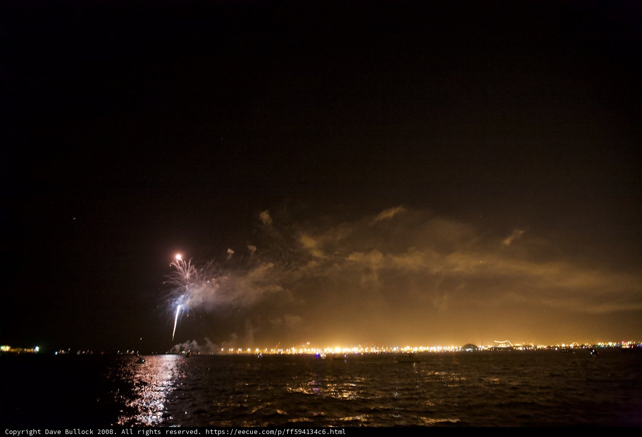 Explosive Night Sky Celebration